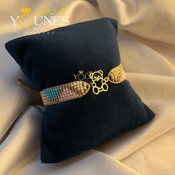 دستبند میوکی خرس طلا